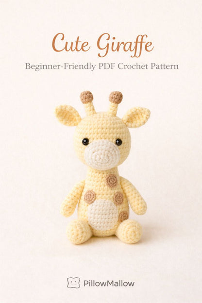 Cute Giraffe - PDF Crochet Pattern