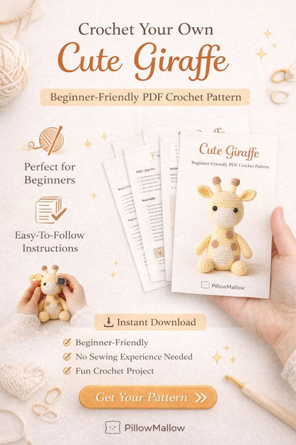 Cute Giraffe - PDF Crochet Pattern