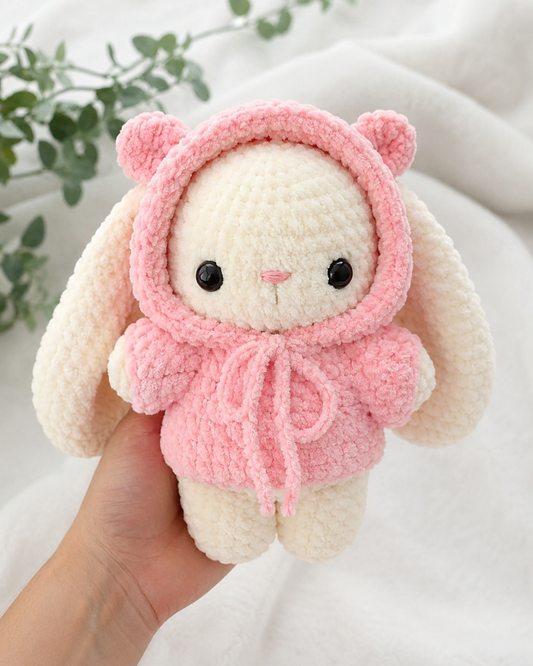 Lily Bunny Hoodie Crochet Pattern