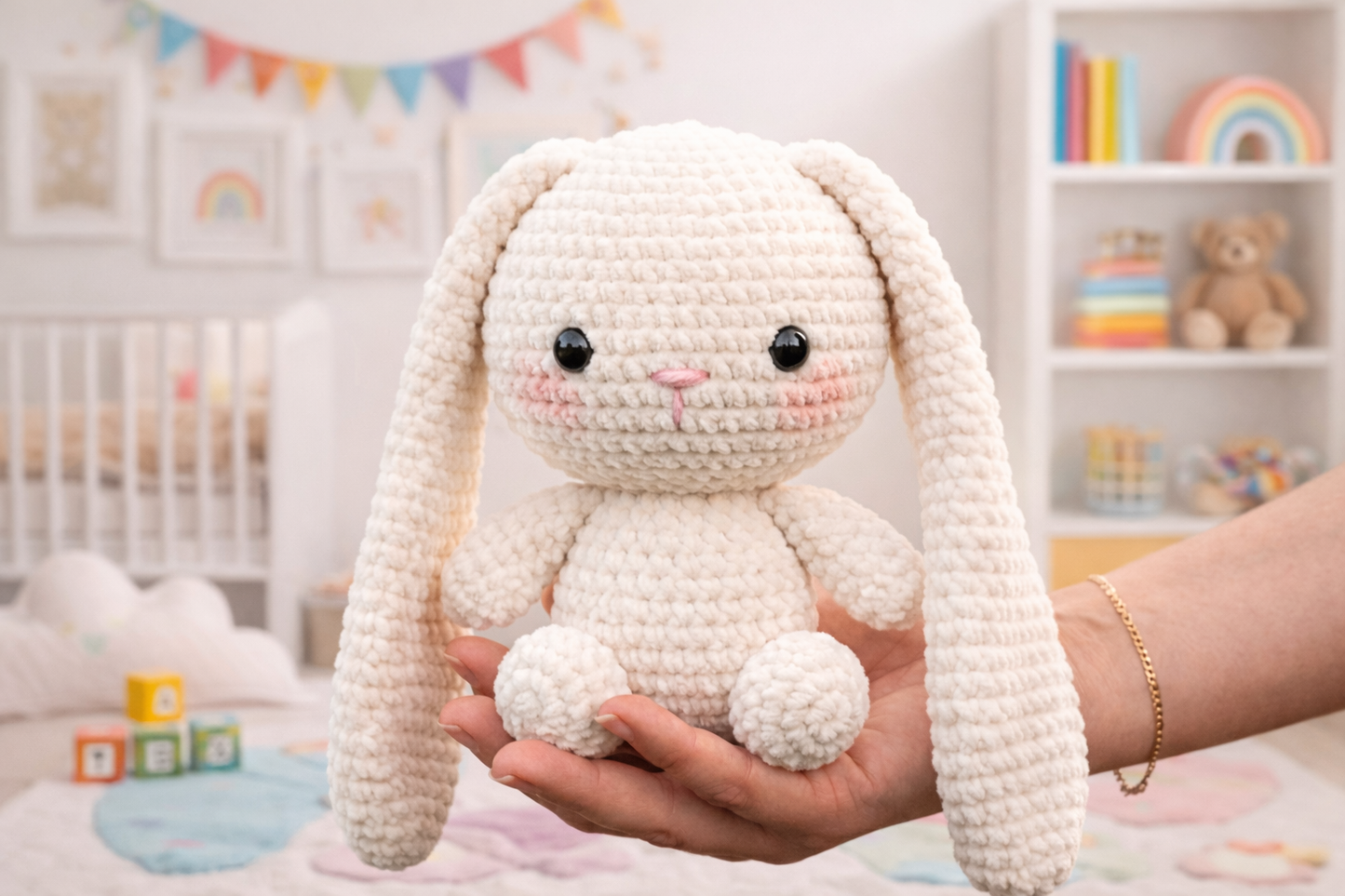 Easy Crochet Bunny Pattern (Perfect for Beginners & Gifts)