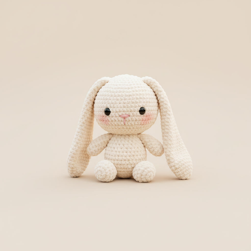 Mochi Bunny™ Crochet Pattern PDF + Strawberry Outfit | 2-in-1 Bundle