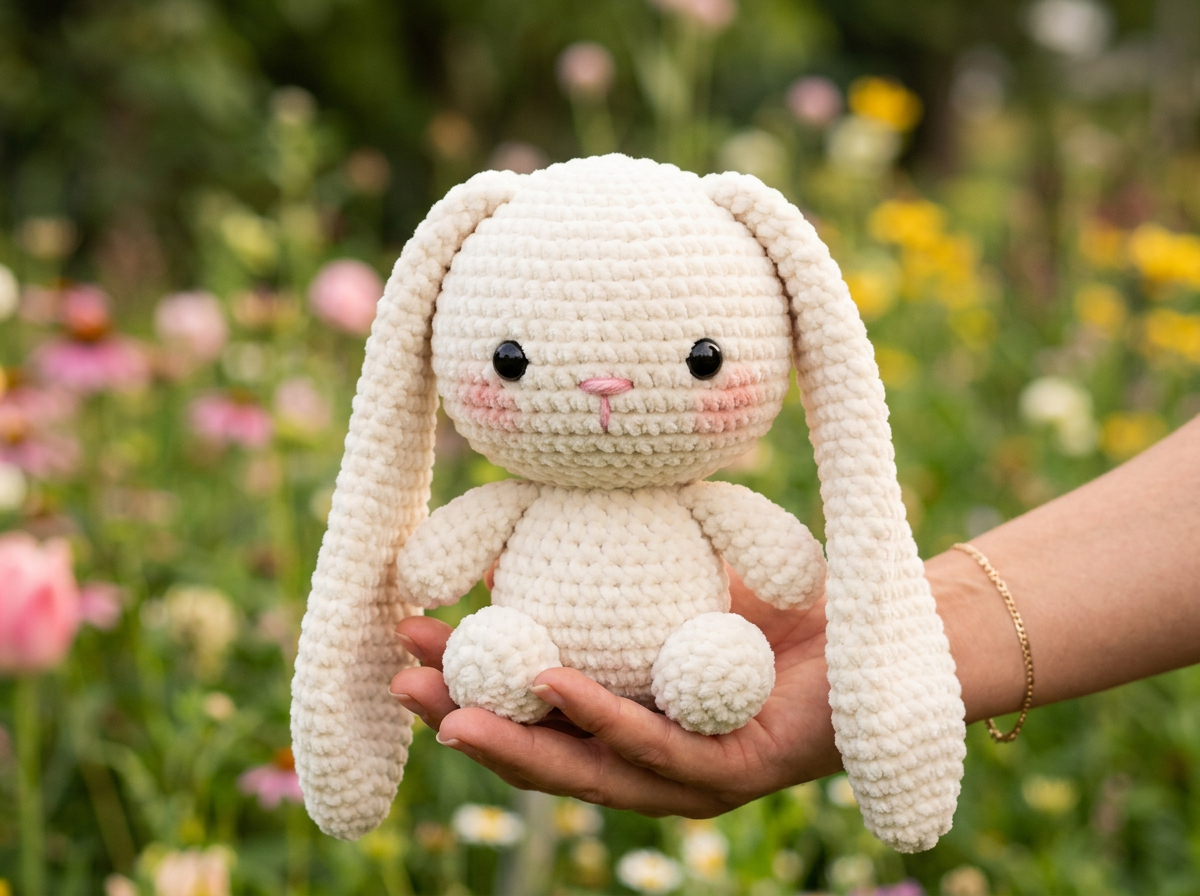 Easy Crochet Bunny Pattern (Perfect for Beginners & Gifts)